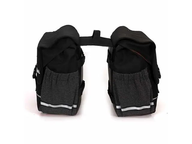Alforja Doble Urbana Negra Hook