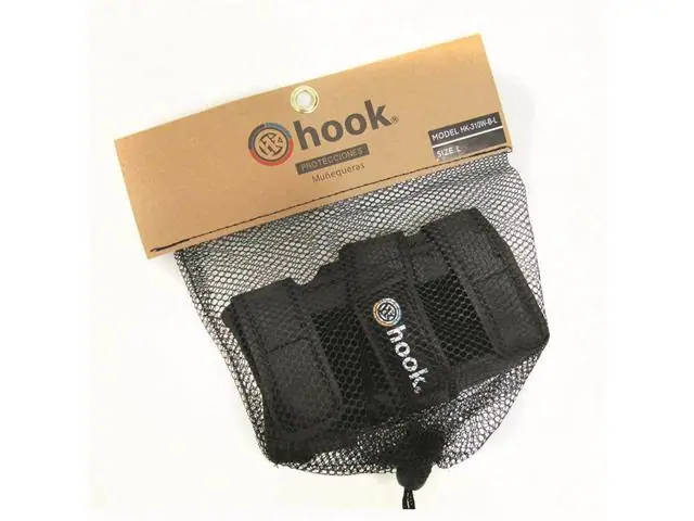 Muñequeras 406 Negra Talla L Hook