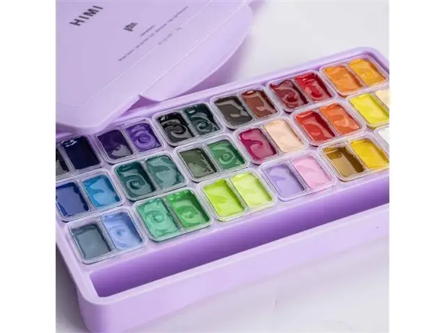 Set Gouache 36 Colores / 12Gr Himi-Miya