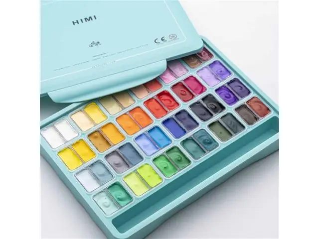 Set Gouache 48 Colores / 12Gr Himi-Miya