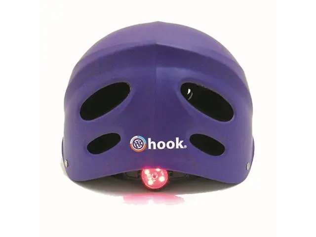 Casco Street con Luz Morado Talla M(54-57Cm) Hook