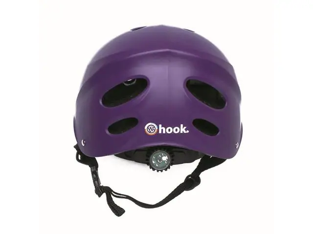 Casco Street con Luz Morado Talla M(54-57Cm) Hook