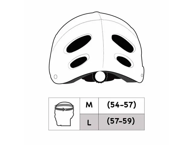 Casco Street con Luz Morado Talla M(54-57Cm) Hook