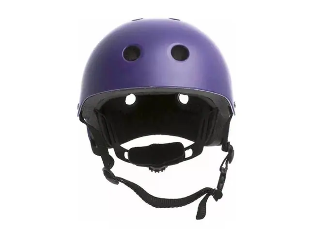 Casco Urbano Ow con Luz Morado M(55-58) On Wheels