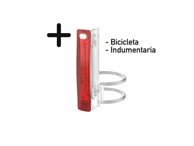 Luz Trasera Plus Transparente Knog