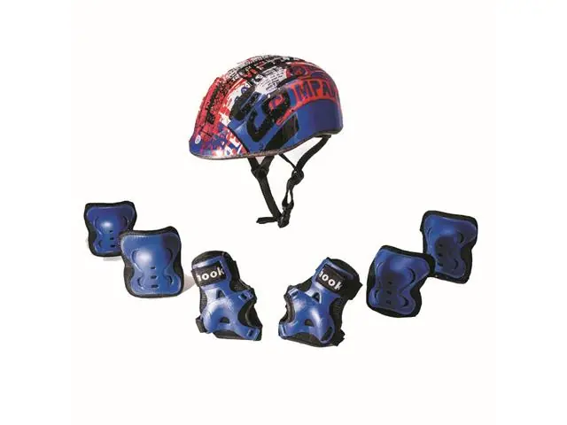 Set Proteccion y Casco Niño + Muñequera Hook