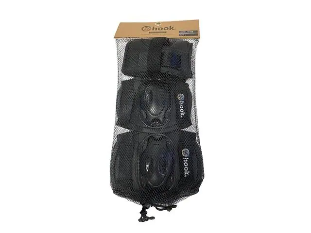 Set de Protecciones 405 Negra Talla M Hook