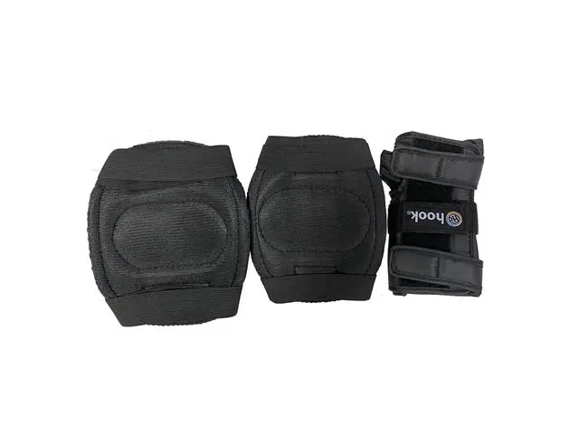 Set de Protecciones 405 Negra Talla M Hook
