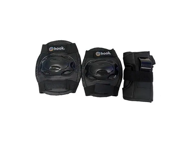 Set de Protecciones 405 Negra Talla M Hook
