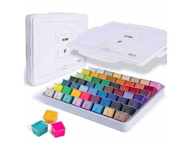 Set Gouache 56 Colores 30gr Himi-Miya