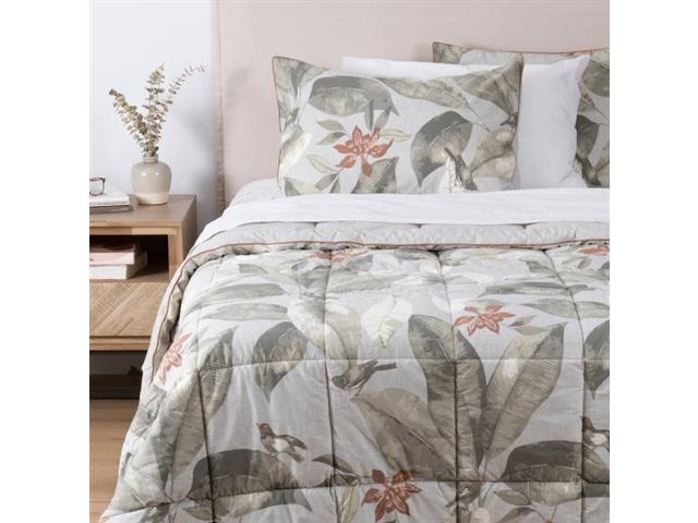 Plumón Estampado Otoño 2 Plazas Natural Fabrics