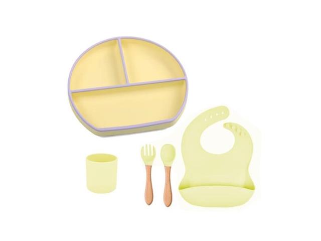 Kit De Alimentación para bebé 5 Piezas Amarillo Úpale
