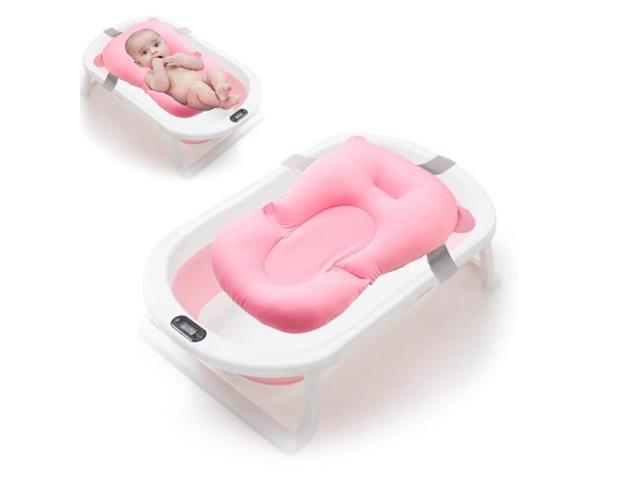 Bañera para Bebés Retráctil Con Termómetro Rosa B16 Úpale