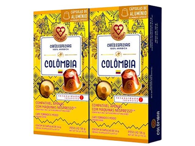 Combo 40 Cápsulas Nespresso 3 Corações Regiões do Mundo Colômbia - 2