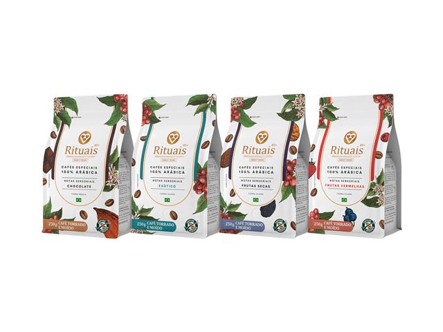 Combo 3 Corações Café Torrado e Moído Experiência 4 Sabores Especiais