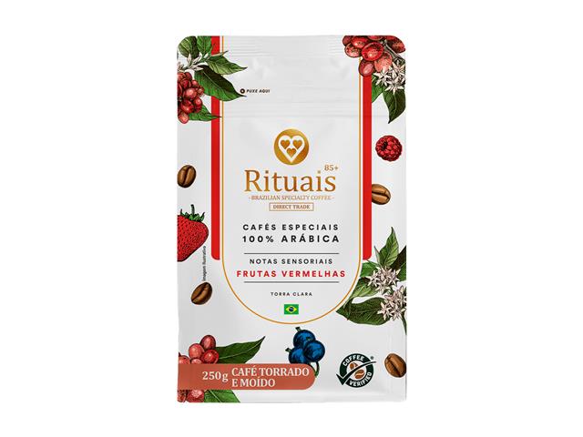 Combo 3 Corações Café Torrado e Moído Rituais Frutas Vermelhas 500G - 1