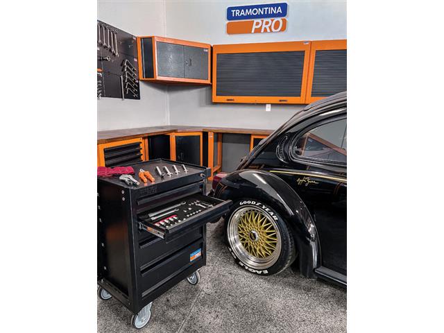 Carro com Ferramentas 5 Gavetas e 1 Porta Tramontina PRO 204 Peças - 1