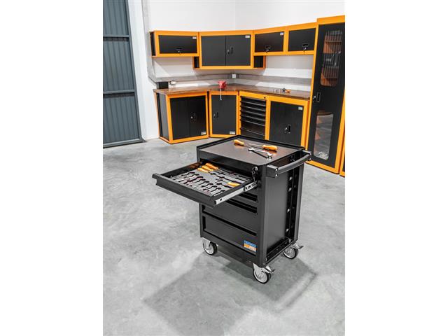 Carro com Ferramentas 5 Gavetas e 1 Porta Tramontina PRO 204 Peças - 3