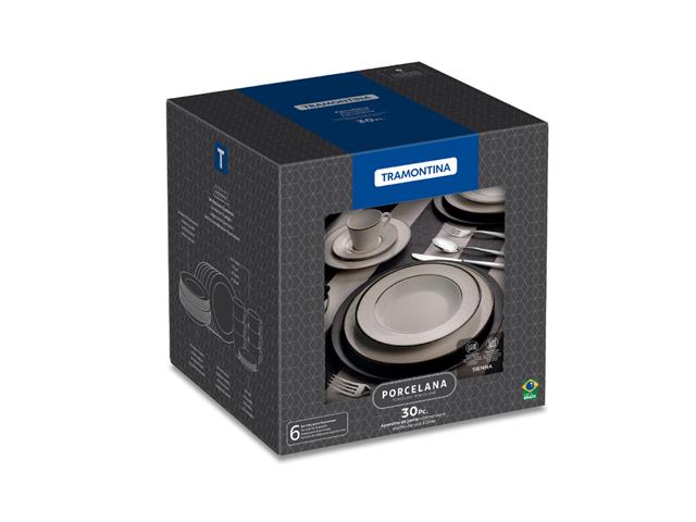 Aparelho de Jantar Tramontina Sienna em Porcelana Decorada 30 Peças - 8