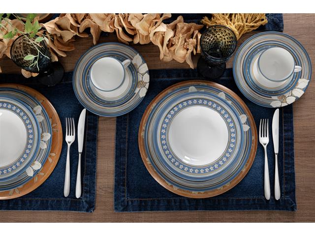 Aparelho de Jantar Tramontina Nix em Porcelana Decorada 20 Peças - 4