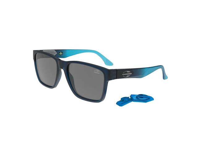 Óculos de Sol Mormaii Hong Kong Azul Esc Fosco/L Cinza Polariz