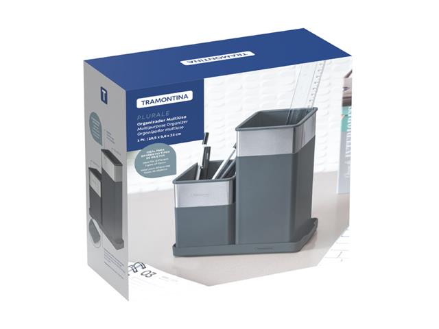 Organizador Multiúso Tramontina em Aço Inox e Poliestireno Assimétrico - 3