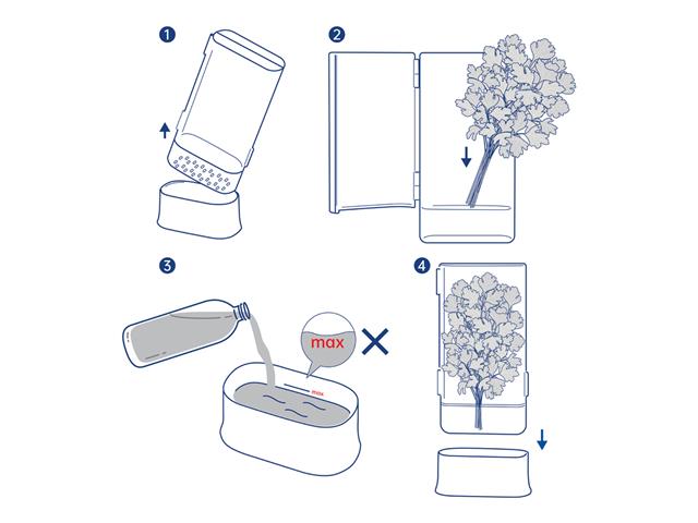 Porta-Ervas de Geladeira Tramontina Organizzare 1,2 L - 9