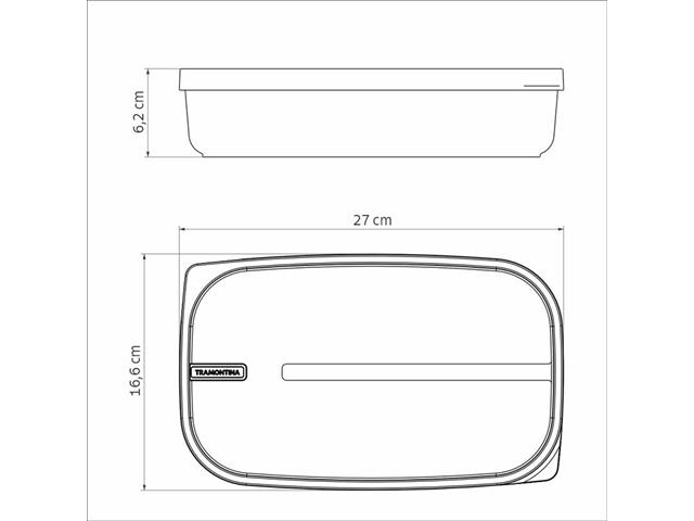 Pote Tramontina MixColor em Polipropileno Verde Sálvia  1,7 L - 2