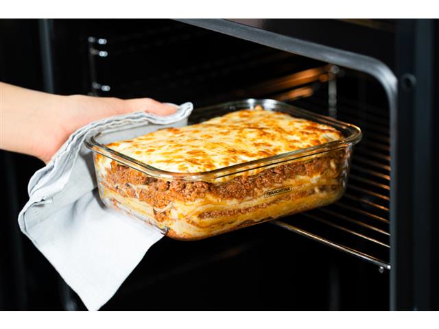 Pote de Vidro Tramontina Vittra Retangular com Tampa Hermética 1,52 L - 2