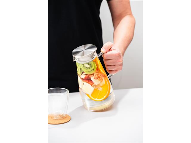 Jarra em Vidro Borossilicato Tramontina com Tampa em Aço Inox 1,8 L - 8