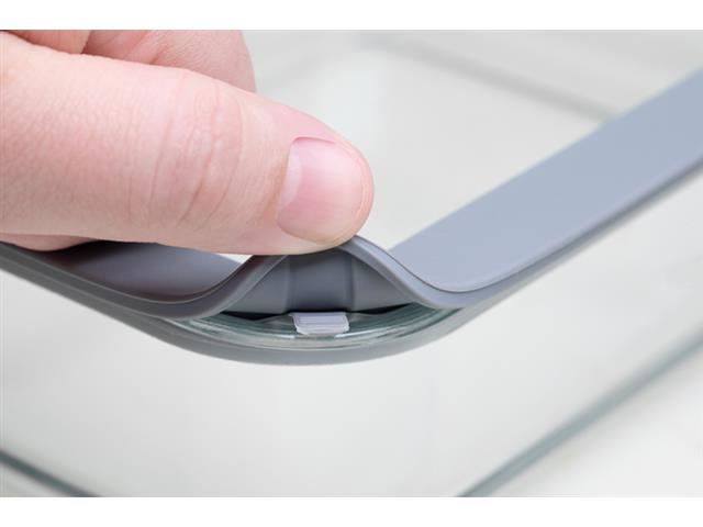 Pote de Vidro Tramontina Vittra Retangular com Tampa Hermética 1,4 L - 2