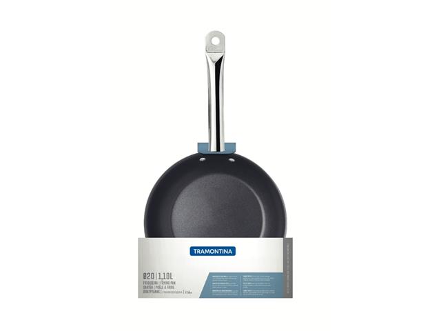 Frigideira Tramontina Professional Rasa em Aço Inox 1,1 L - 1