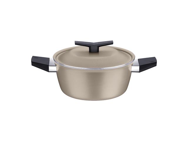 Jogo de Panelas Tramontina Spezia Antiaderente Starflon Areia 4 Peças - 2