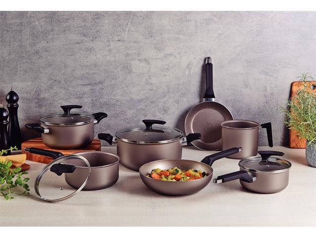 Jogo de Panelas Tramontina Milazzo Antiaderente Starflon 7 Peças - 9