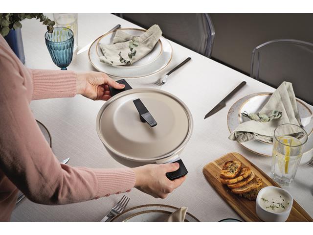 Arrozeira Tramontina Spezia Indução Antiaderente Areia 24 cm - 6