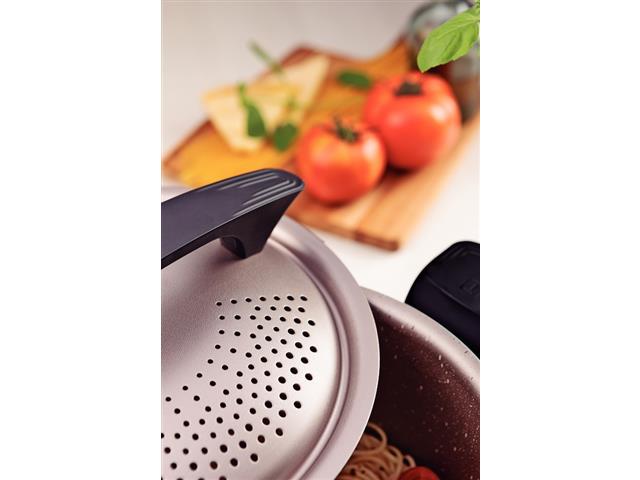 Espagueteira Tramontina Milazzo Antiaderente Amêndoa 22 cm - 4