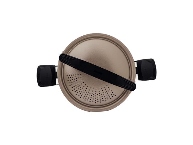 Espagueteira Tramontina Milazzo Antiaderente Amêndoa 22 cm - 1