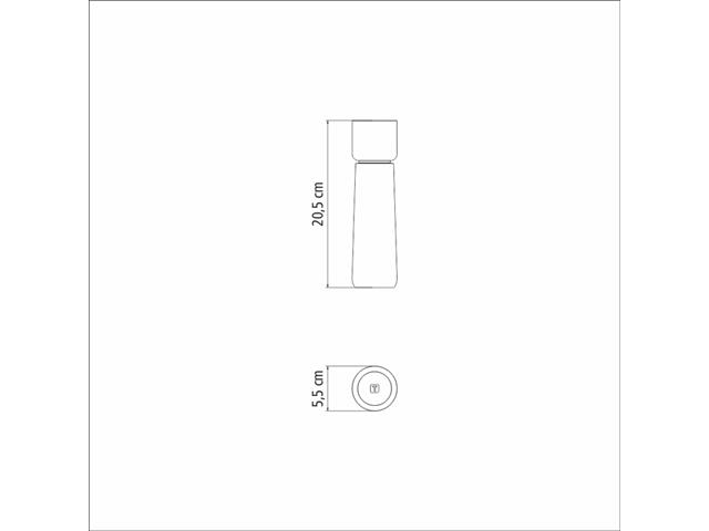 Moedor de Sal e Pimenta Tramontina Realce em Madeira de 20,5 cm - 4