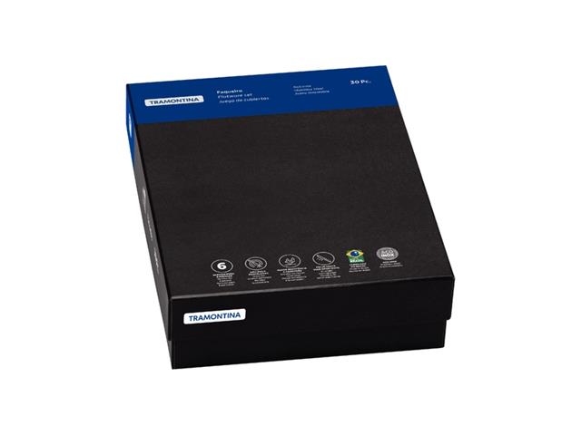 Faqueiro Tramontina Mônaco em Aço Inox com Facas de Mesa 30 Peças - 1