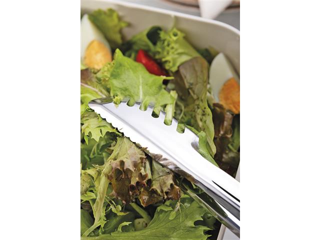 Pegador Tramontina Utilitá Aço Inox com Cabo Emborrachado Cinza 24cm - 1