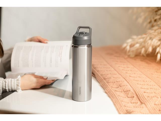 Garrafa Térmica Tramontina 650 ml Inox com Canudo - 8