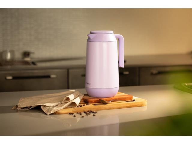 Bule Térmico Tramontina Exata em Aço Revestido Lilás 1 L - 8