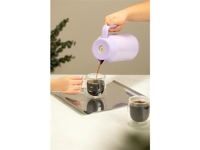 Bule Térmico Tramontina Exata em Aço Revestido Lilás 1 L - 6