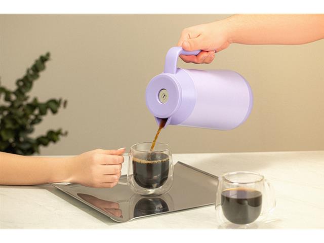 Bule Térmico Tramontina Exata em Aço Revestido Lilás 1 L - 7