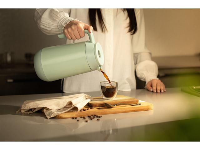 Bule Térmico Tramontina Exata em Aço Revestido Verde 1 L - 5