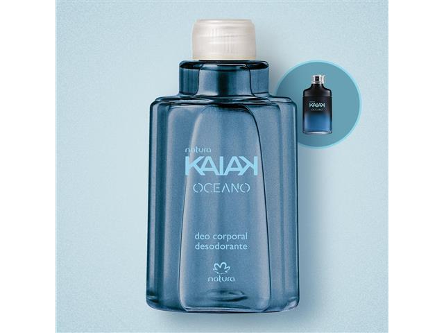 Refil Masculino Desodorante Corporal Kaiak Oceano Natura 100ml - 1