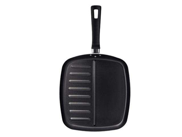 Plancha Bifera Loreto Starflon Max y Exterior Siliconado Grafito 26 cm