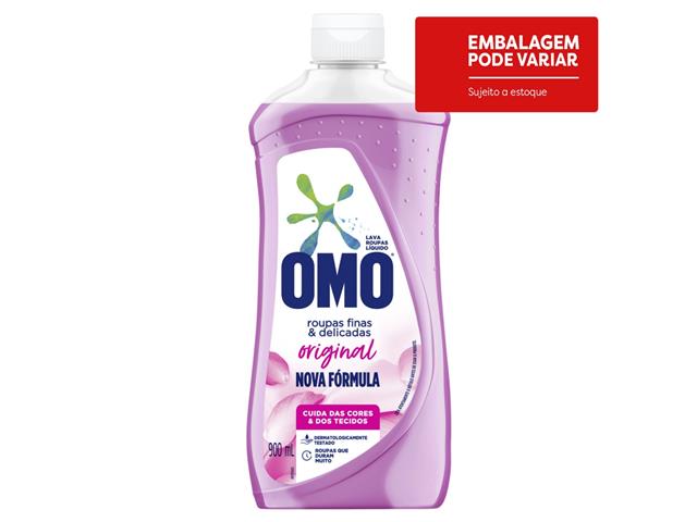 Lava-Roupas Líquido Original Omo Squeeze 900ml...