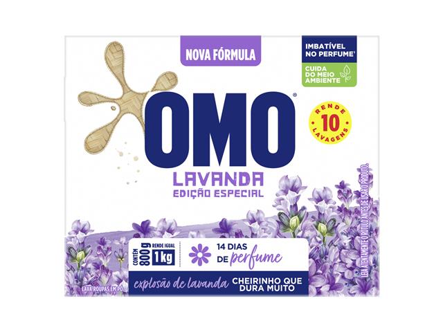 Lava-Roupas Em Pó  Omo  Lavanda  800g