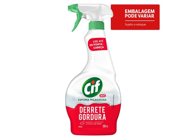 Limpador Desengordurante Cif Espuma Milagrosa ...